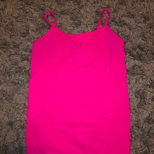 Neon Pink Cami Tank Top